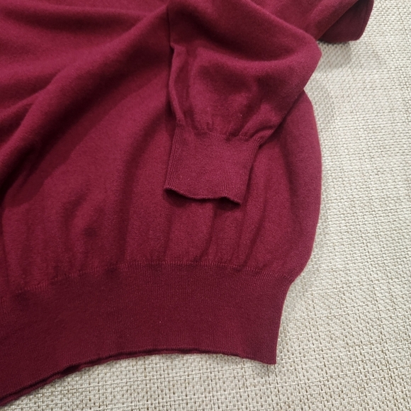 Ermenegildo Zegna Men’s Sweater V Neck Pull Over Cashmere/Silk Knit Size 2XL/56 - Picture 6 of 8